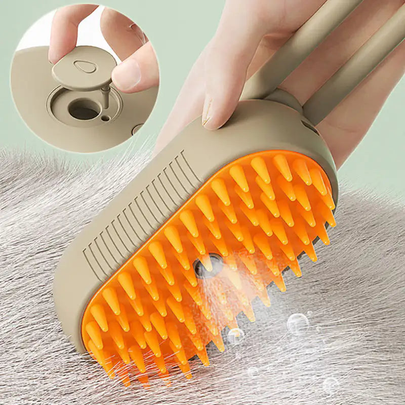 Cat and Dog Steamy Brush 3 In 1 Electric Spray Cat Hair Brushes For Massage Pet Grooming Comb Hair Removal Combs Pet Products (Deactivated as recommended by ZCT)