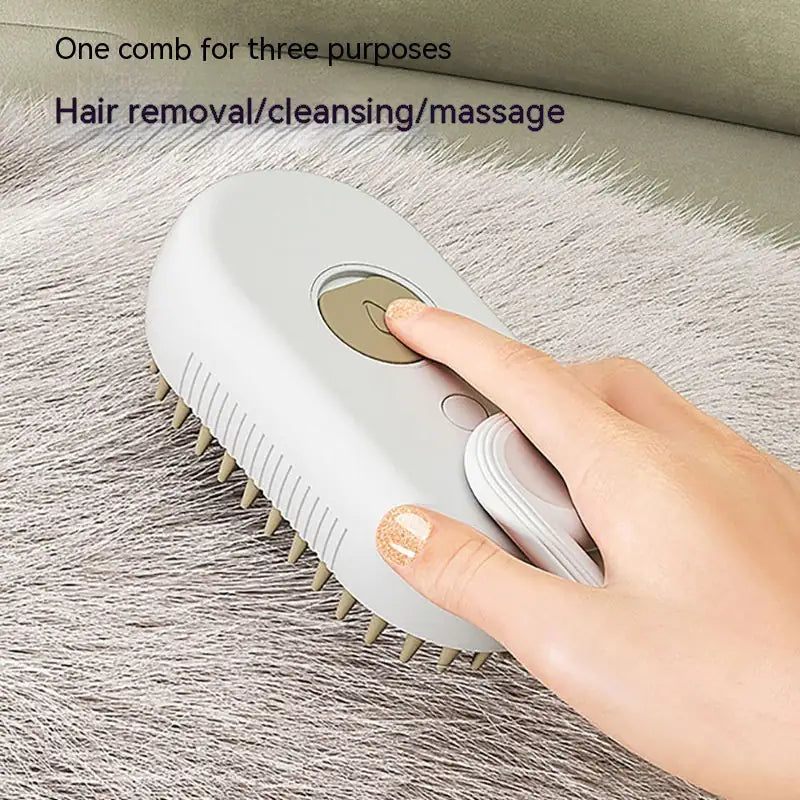 Cat and Dog Steamy Brush 3 In 1 Electric Spray Cat Hair Brushes For Massage Pet Grooming Comb Hair Removal Combs Pet Products (Deactivated as recommended by ZCT)